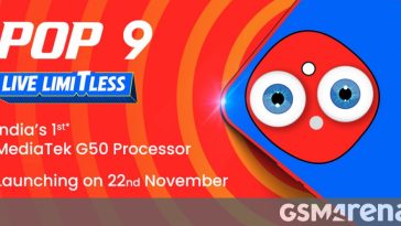 Tecno Pop 9 to launch in India on November 22