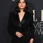 Selena Gomez goes glam in back-to-back sparkling tuxedo-inspired red carpet looks