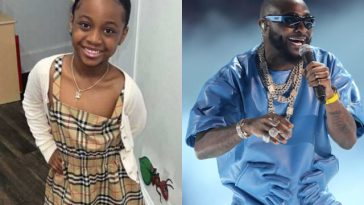 Davido’s Second Daughter Hailey Adeleke Sweetly Celebrates Him At 32nd Birthday
