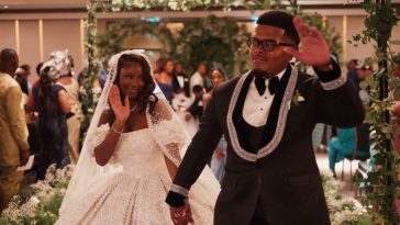 Mary & Darian’s  Had London Fired Up With Their Lit Wedding