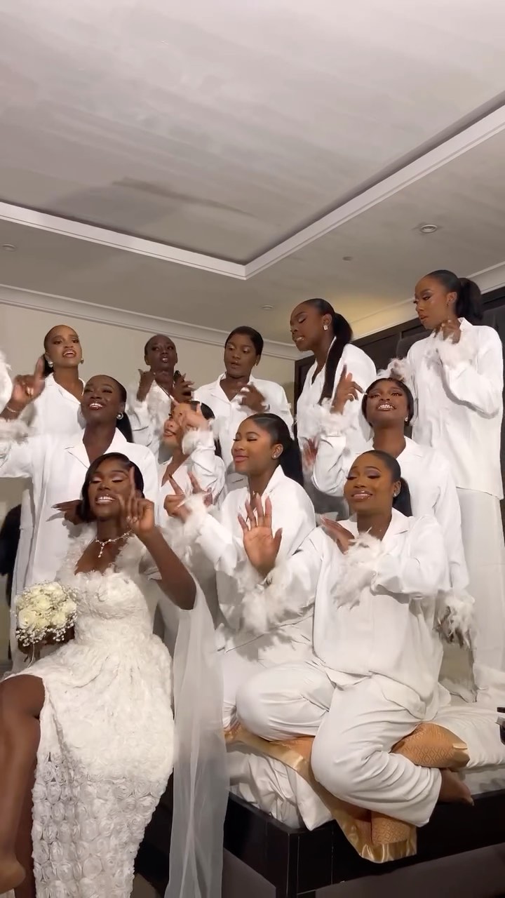 This Bride and Her Squad Came Through With Beauty and Pure Vibes