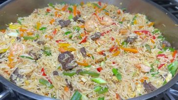 The Perfect Fried Rice Recipe with Beef & Vegetables For Your Weekend