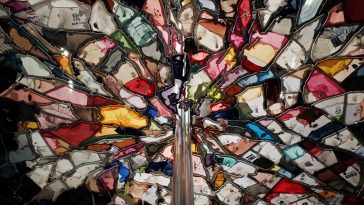 Patching the Sky: An Artist Finds Harmony in Torn Cloth