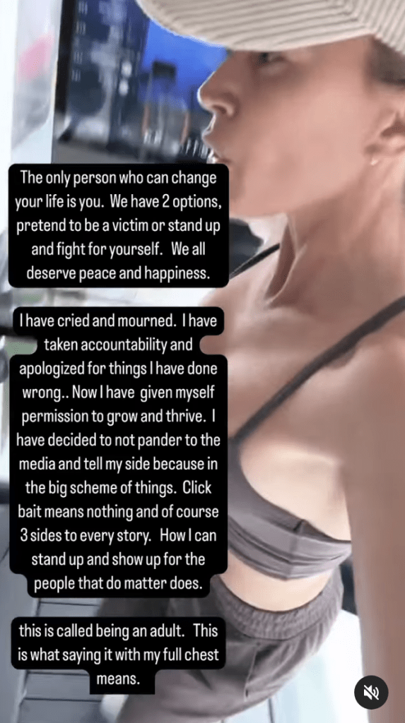 Teddi Mellencamp has ‘taken accountability and apologized’ for wrongdoing after alleged affair with horse trainer