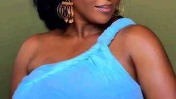 Yvonne Okoro is 40, Fabulous & Serving Aqua Blue Glam in Her Birthday Shoot