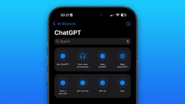 ChatGPT for iOS adds new shortcut for using SearchGPT