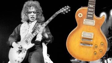 “Kossoff damaged his own ’59 Les Paul and borrowed Ramm’s for the encore. He agreed to swap it for his damaged guitar once it had been repaired”: A 1968 Gibson Les Paul played by Free’s Paul Kossoff is up for auction
