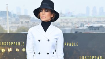 Jennifer Lopez Is Also Wearing Her Winter Coat Without a Top This Holiday Season