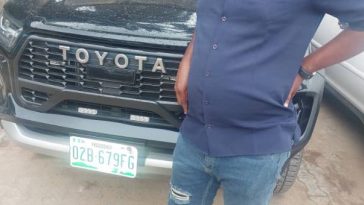 Police arrest fraudster over N320m scam, recover fake presidency number plate