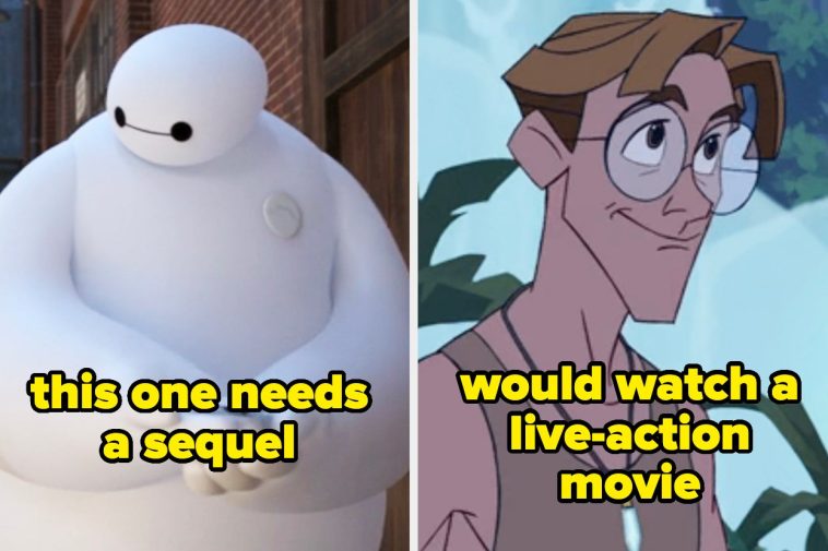 Would You Rather These Disney Animated Movies Get Sequels Or Live-Action Versions?