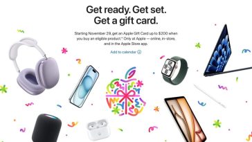 Apple’s Black Friday deals give you an up to $200 gift card
