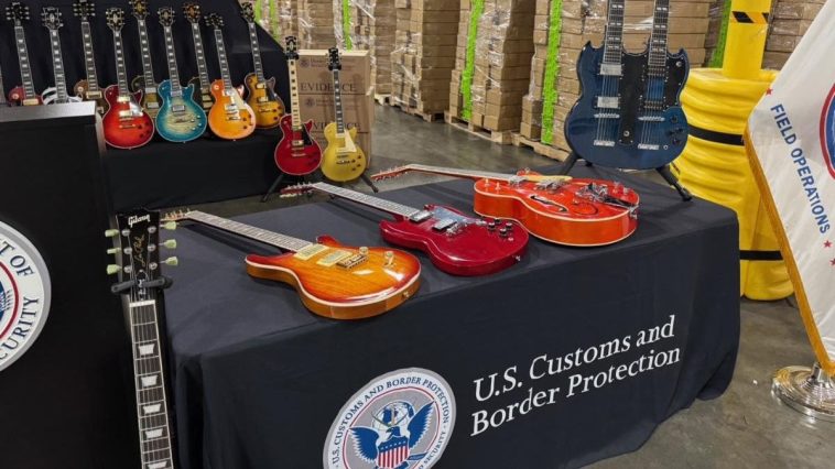 U.S. Customs & Border Protection Seize $18 Million in Fake Gibson Guitars