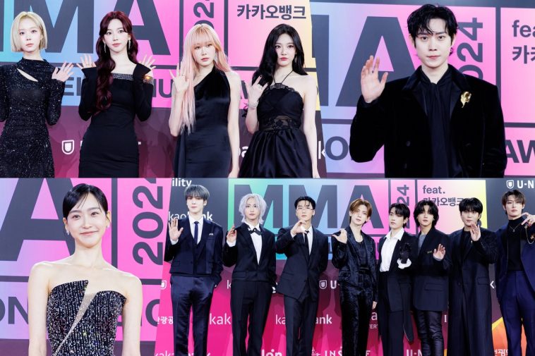 Stars Rock The Red Carpet At Melon Music Awards 2024