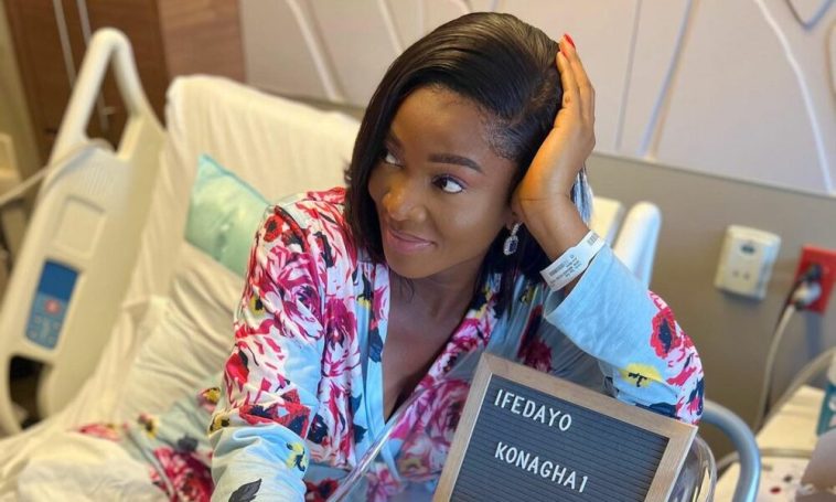 “Our Princess is Here!” Wofai Fada & Taiwo Cole Welcome Their Baby Girl | See Photos