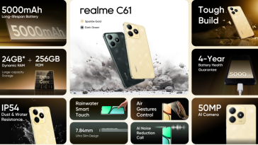 realme C61 launches in Nigeria with Unbeatable Durability and Champion Performance | Get the scoop