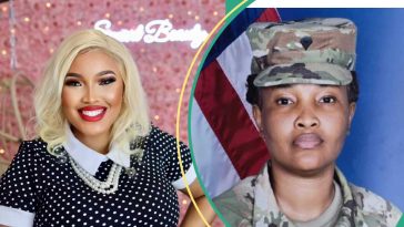 Congratulations rain as Nollywood star and beauty queen Princess Chineke joins United States Army