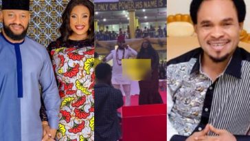 Mixed Reactions As Video Of Yul Edochie, Judy Austin In Odumeje’s Church Emerges