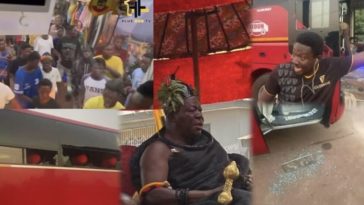 Otumfuo’s Entourage Attacked In Techiman, Multiple Injured Including Child