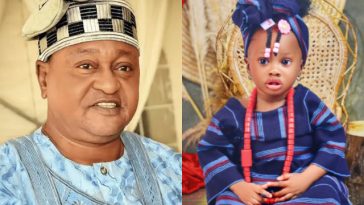Actor Jide Kosoko celebrates his granddaughter as she turns one