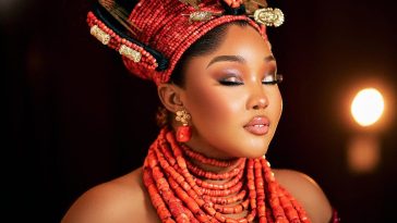 Embrace Your Regal Status at Your Edo Trad With This Beauty Look