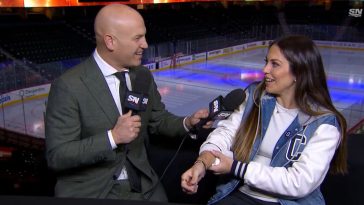Meredith Gaudreau has Johnny’s signature tattooed on her wrist