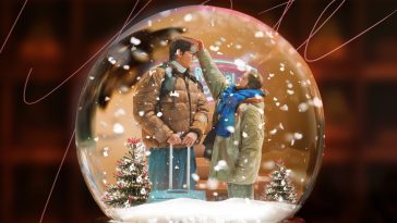 Lee Se Young And Na In Woo’s First Love Memories Are Encapsulated In A Snow Globe In “Motel California” Poster