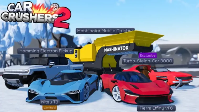Roblox Car Crushers 2 (CC2) codes (December 2024)