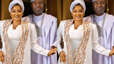 Mercy Aigbe’s Husband Adeoti Ignores first Wife, Comforts Actress Following Fire Incident
