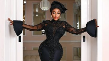 Styled by Swanky Jerry, Ini Edo Commands Attention at Red Sea Film Festival in an All Black Stunner