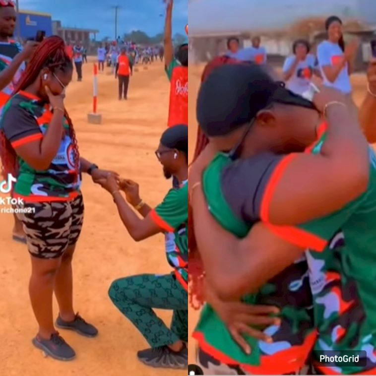 Man Goes Viral After Proposing To His Girlfriend During NDC Rally