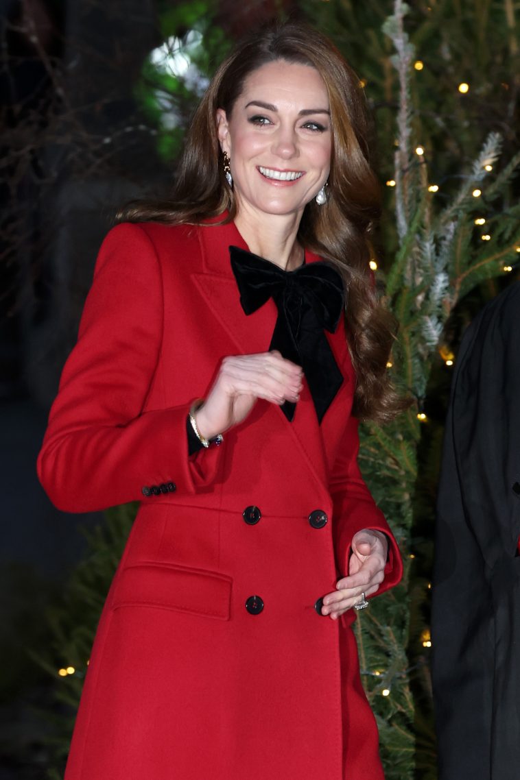 Kate Middleton Updated Her Classic McQueen Coat With a Festive Accessory