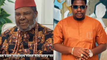 Pete Edochie Stuns Fans With Special Appearance On Mr Macaroni’s Skit