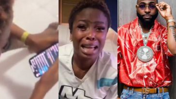 Lady Cries As Davido Follows Her On Instagram