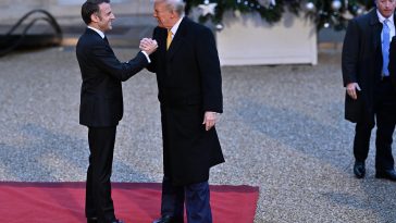 Trump Gets The Red Carpet Treatment in Paris Ahead of Notre Dame Cathedral’s Reopening