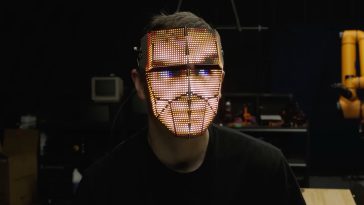 “Become Anyone 2.0” is a face-changing mask with a display that lives up to its name