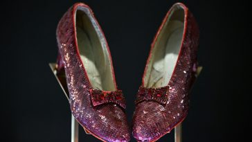 Storied ‘The Wizard of Oz’ Slippers Sell at Auction for a Record $28 Million