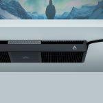 This tiny, sleek, fanless PC hangs under your desk with zero clutter