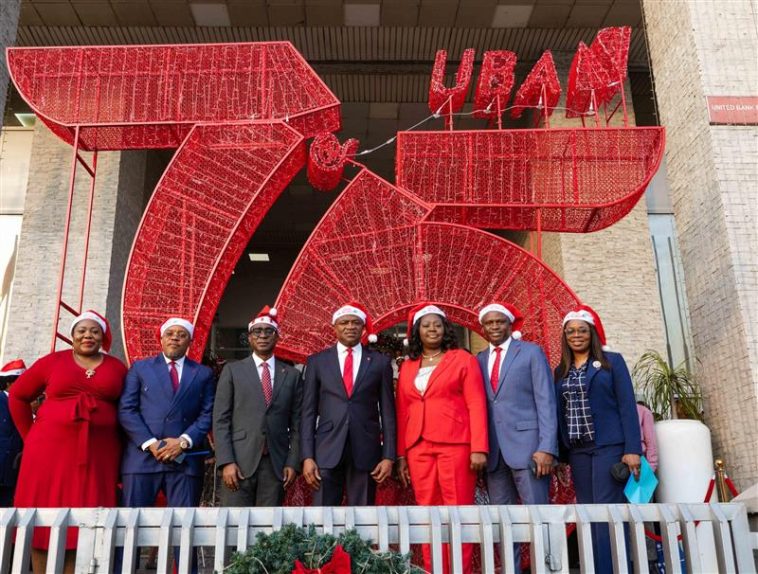 UBA heralds festive season, lights up Lagos Marina Garden