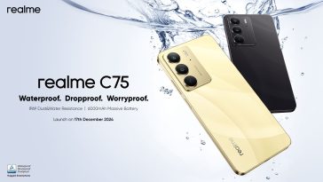 realme C75 with IP69 certification set to launch on 17 December