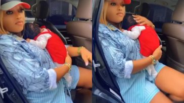 Actress Sotayo Gaga steps out with daughter