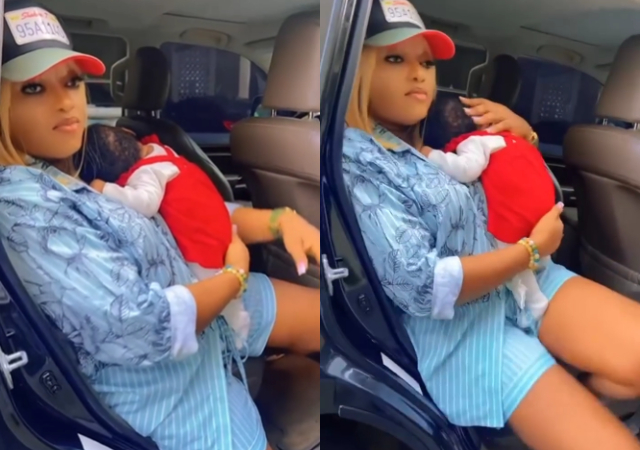 Actress Sotayo Gaga steps out with daughter