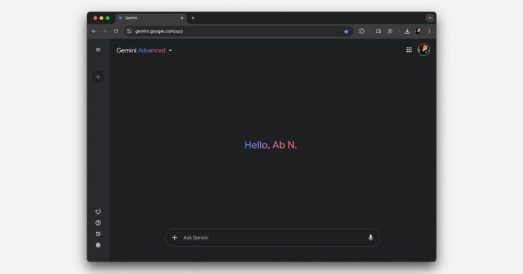 Gemini website tweaks text field, adds model info to Android app