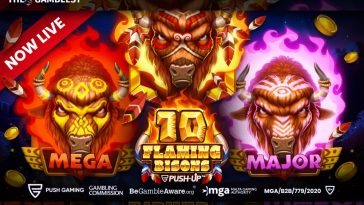Push Gaming ignites the reels with its new 10 Flaming Bisons