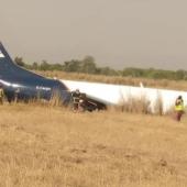 BREAKING: Air Cargo Plane Crash-Lands In Nnamdi Azikiwe Airport Abuja