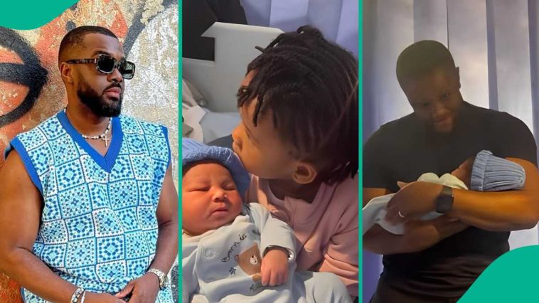 See how Williams Uchemba reacted after his wife welcomed their second child