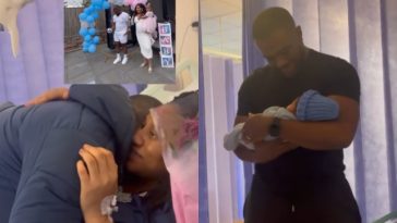 Nollywood star, Williams Uchemba and Wife Welcomes Baby Boy