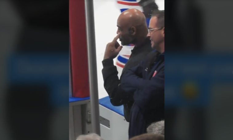 LNAH: A player wanted to fight with Donald Brashear, who is now a coach.