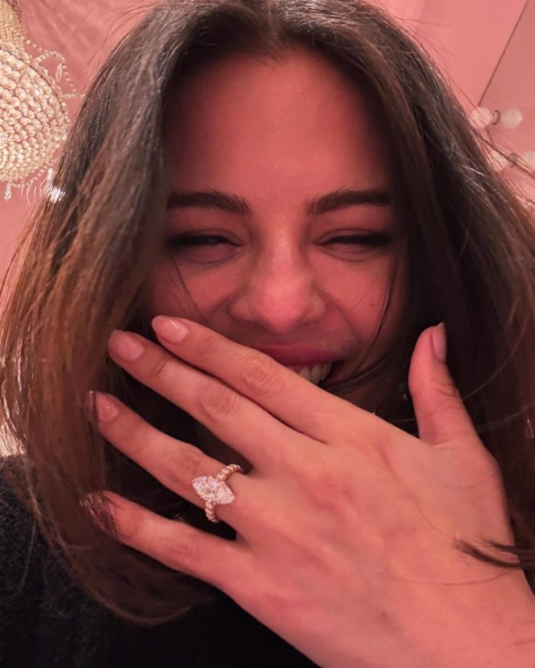 Selena Gomez’s marquise diamond engagement ring from Benny Blanco has sweet tie to her music career