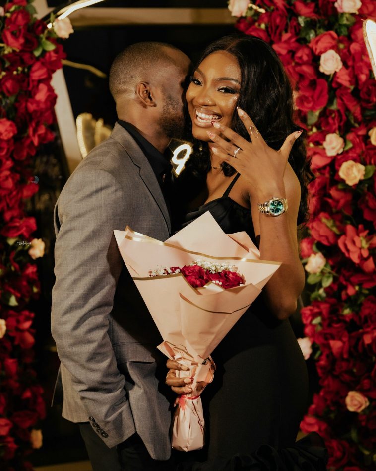 Jade Travelled From London to Lagos to Propose to Tejiri – She Said ‘Yes’!
