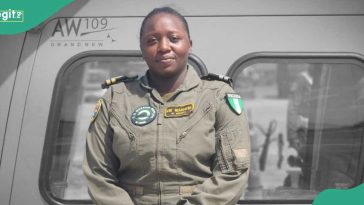 Excitement as Nigeria gets first female Navy aircraft pilot